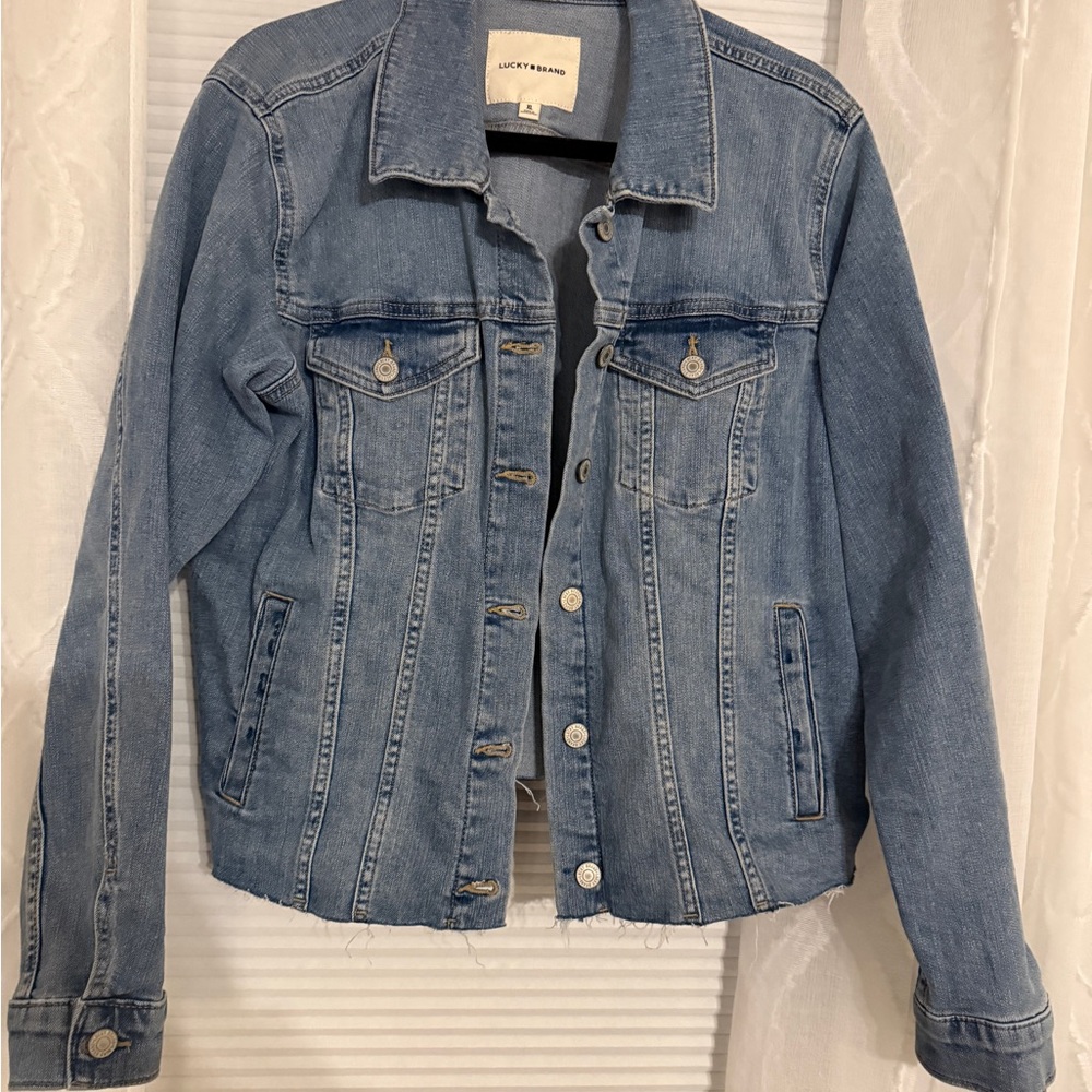Lucky Brand Women's Light Blue Jean Jacket
